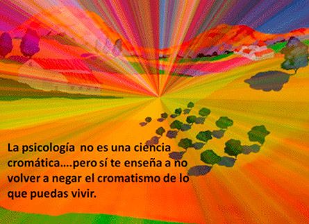 Psicóloga Carmen Fuertes de Uña paisaje con colores